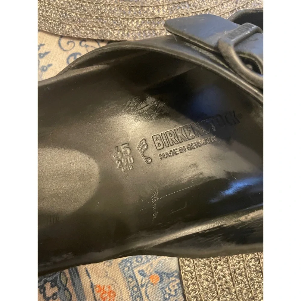 Birkenstock Arizona EVA Black Rubber Sandals Mens 45 L12 M12 Waterproof Slides